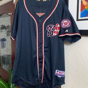 NWT Washington Nationals Size 52 Baseball Jersey